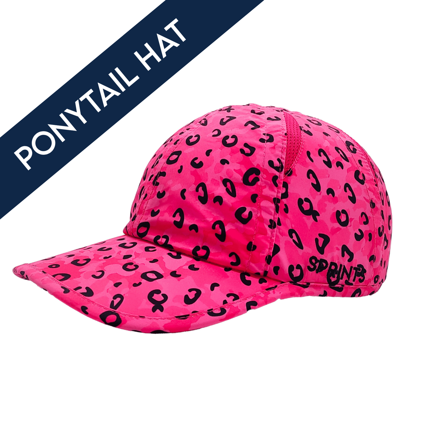 Jag Camo Fuchsia Ponytail Hat