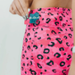 Womens Flexion 5" Compression Short - Jag Camo Fuchsia