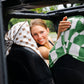 Kaleidoscope Cream Car Seat Cover Towel