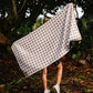 Kaleidoscope Cream Car Seat Cover Towel