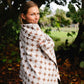 Kaleidoscope Cream Car Seat Cover Towel