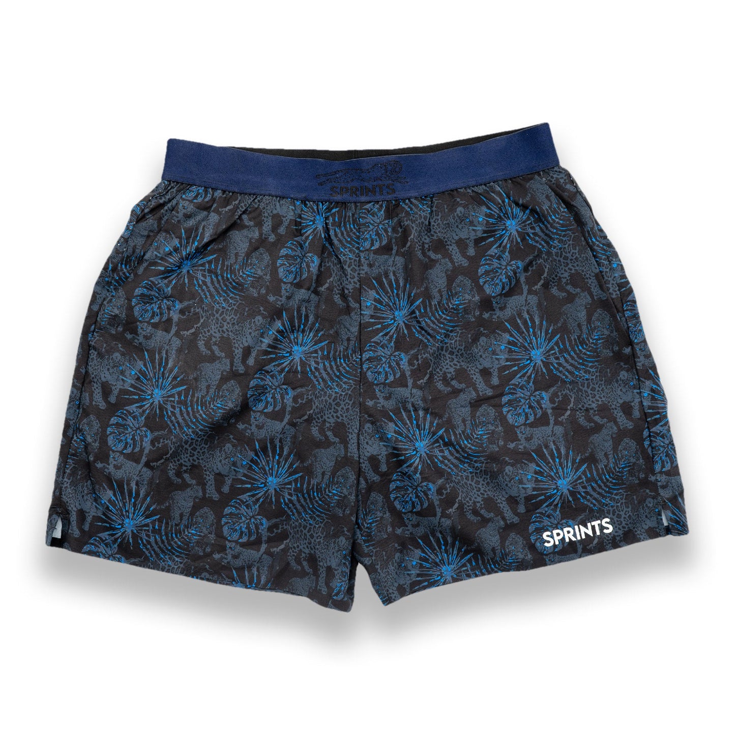 Mens Avigate 5" Fusion Short - Acid Jags Blue