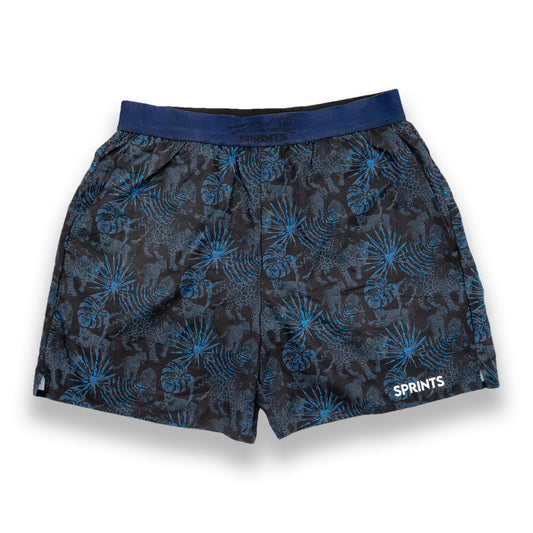 Mens Avigate 5" Fusion Short - Acid Jags Blue