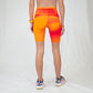 Womens Flexion 5" Compression Short - Orange Crush