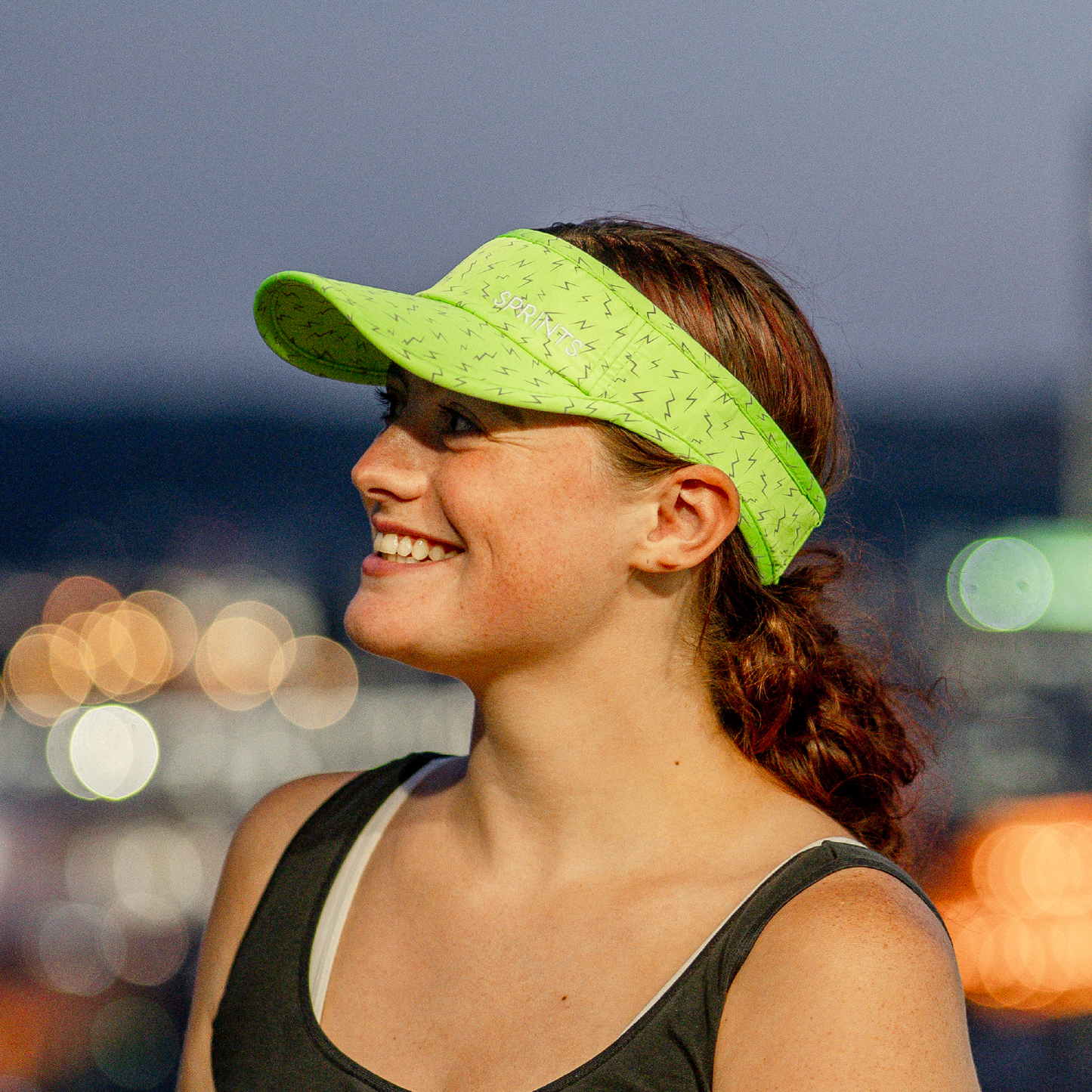 Neon Flash Reflective Green Visor (Unisex)