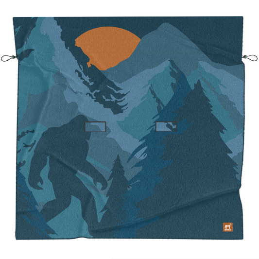 Big Foot's Full Moon Mud Mess Party Size Towel