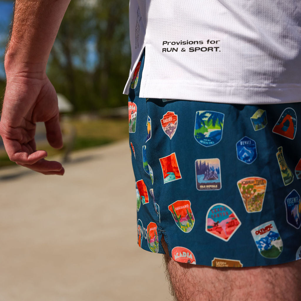 Mens Avigate 5" Fusion Short - National Parks