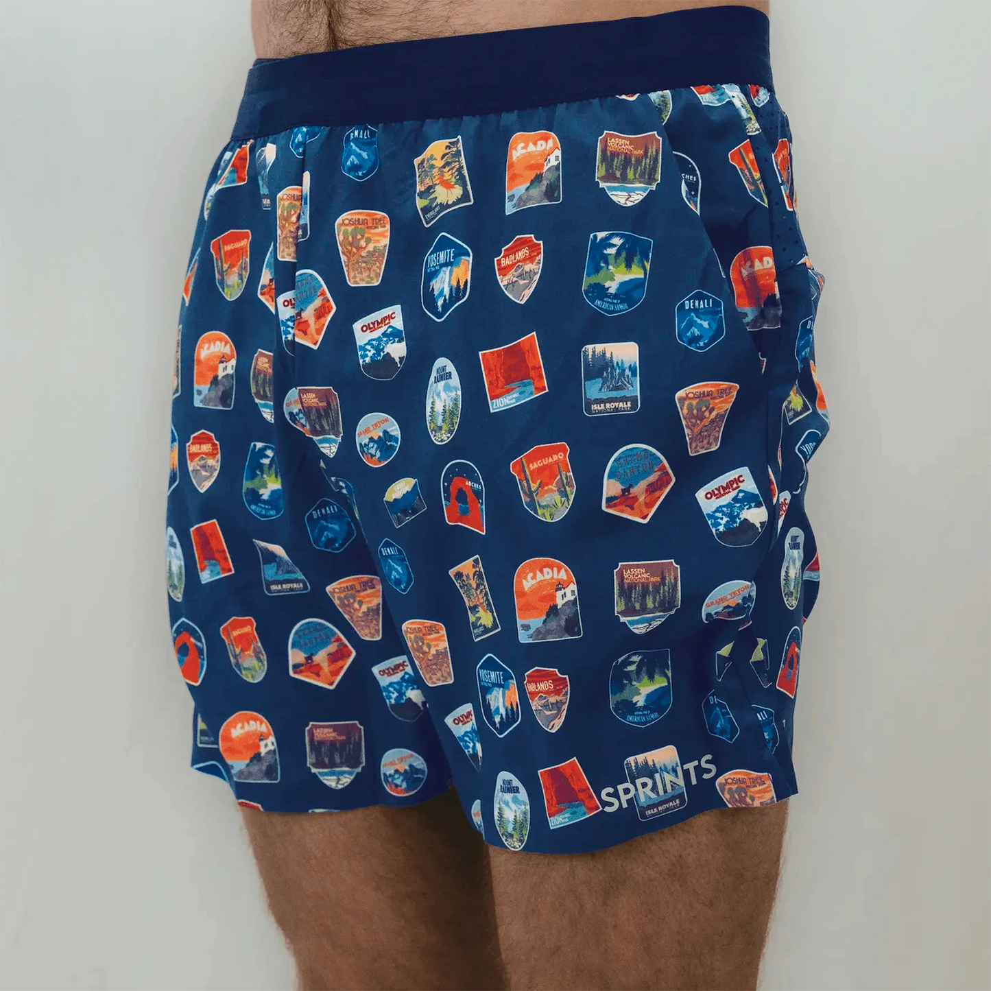 Mens Avigate 5" Fusion Short - National Parks
