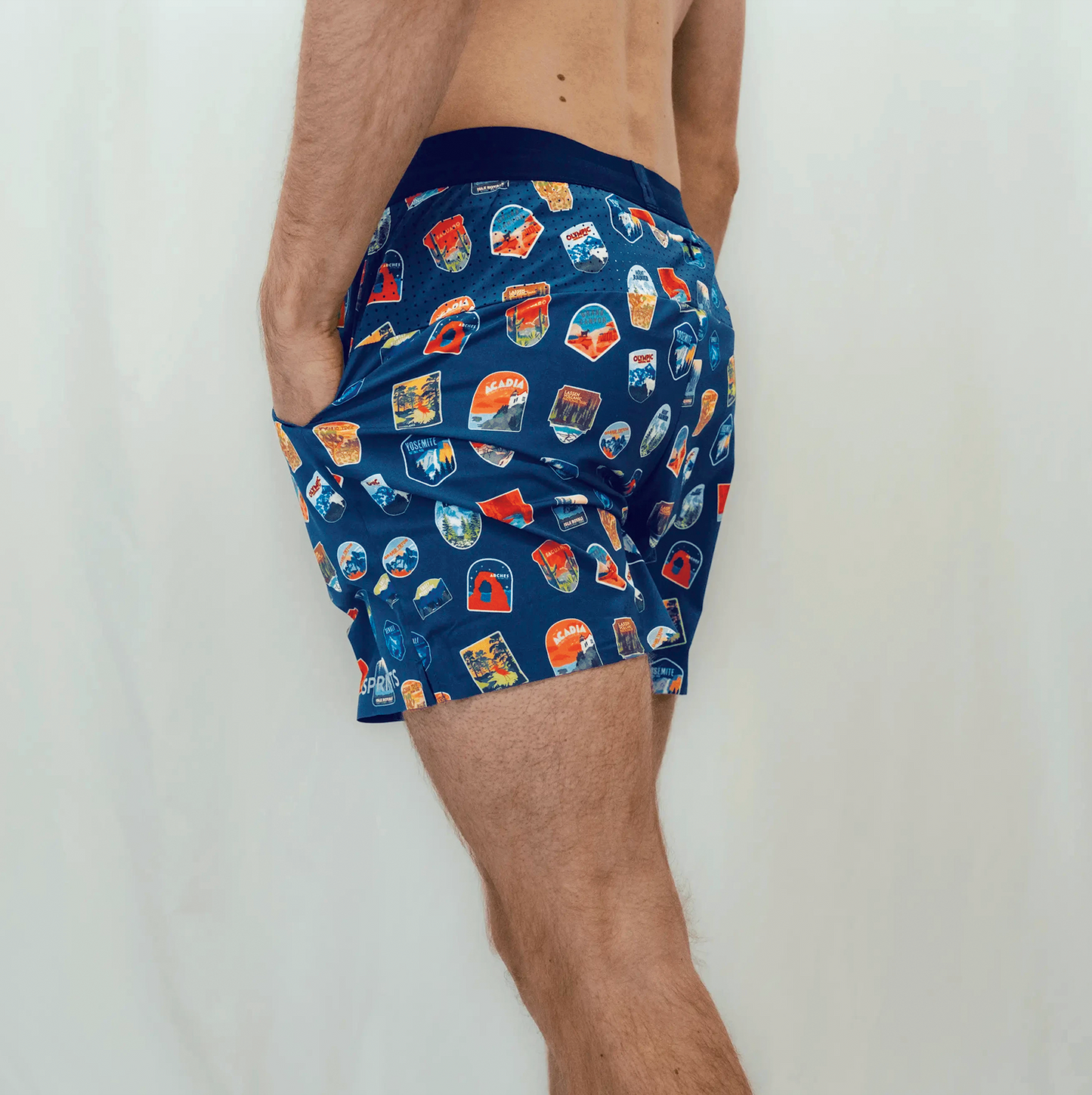 Mens Avigate 5" Fusion Short - National Parks