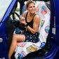 National Parks Cream Car Seat Cover Towel
