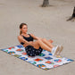 National Parks Cream Car Seat Cover Towel
