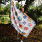 National Parks Cream Car Seat Cover Towel