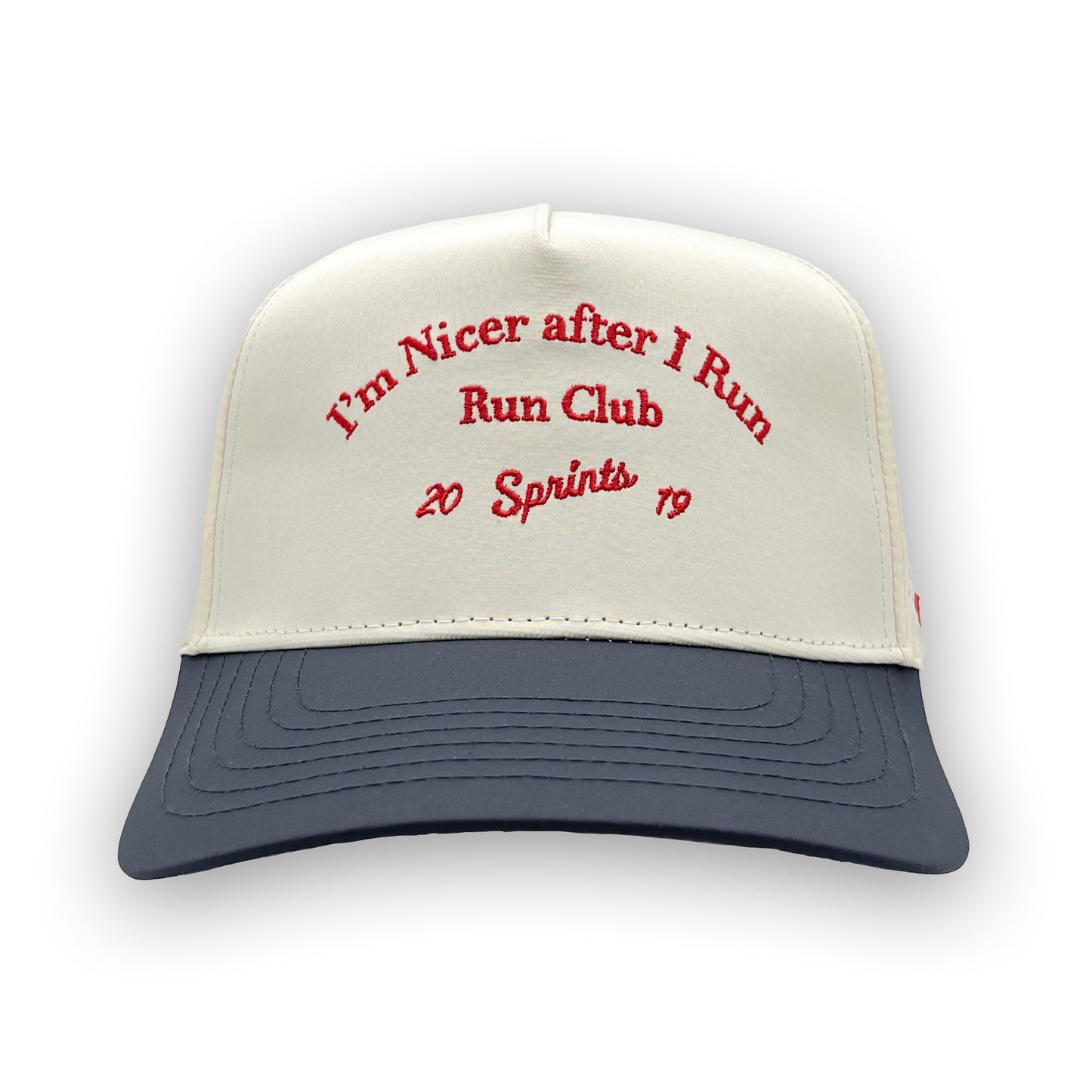 I'm Nicer After I Run Run Club Structured VP Hat (Unisex)