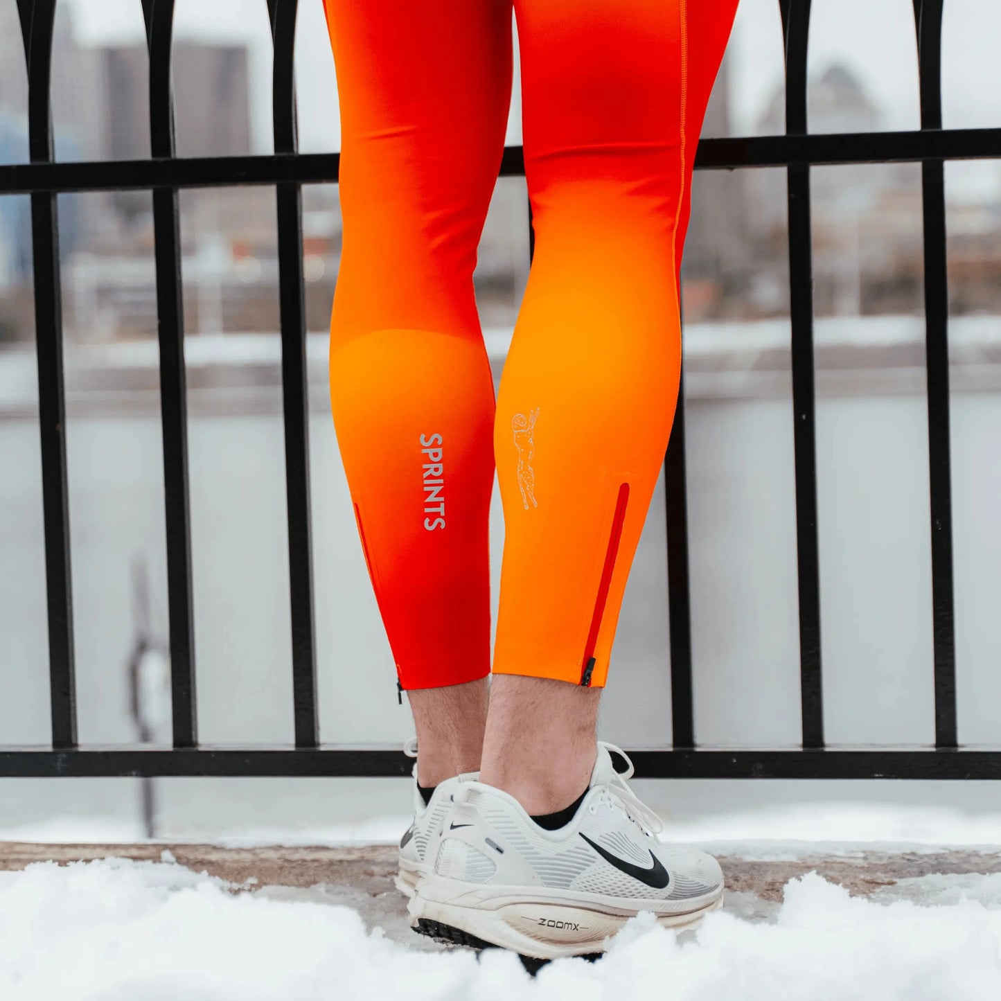 Mens Flexion Max Compression  - Orange Crush