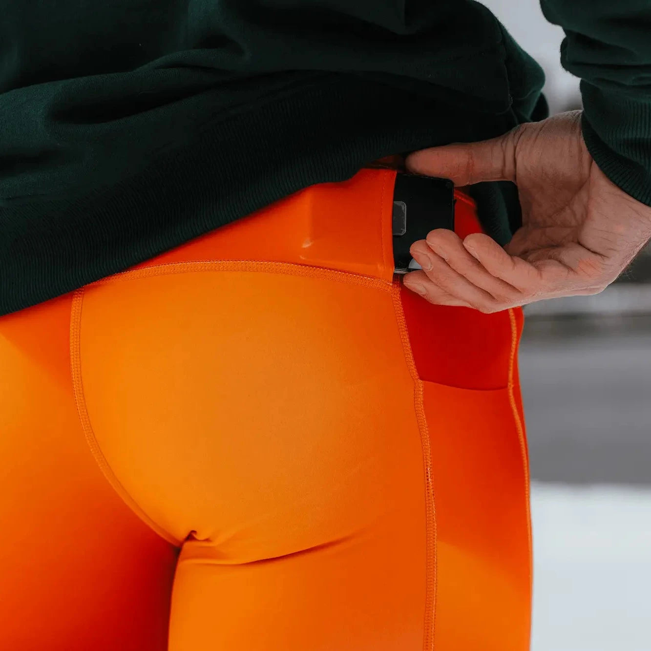 Mens Flexion Max Compression  - Orange Crush