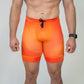 Mens Flexion 8" Half Tights - Orange Crush