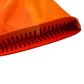 Womens Flexion 5" Compression Short - Orange Crush