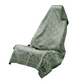 Paisley Probs Green Car Seat Cover Towel