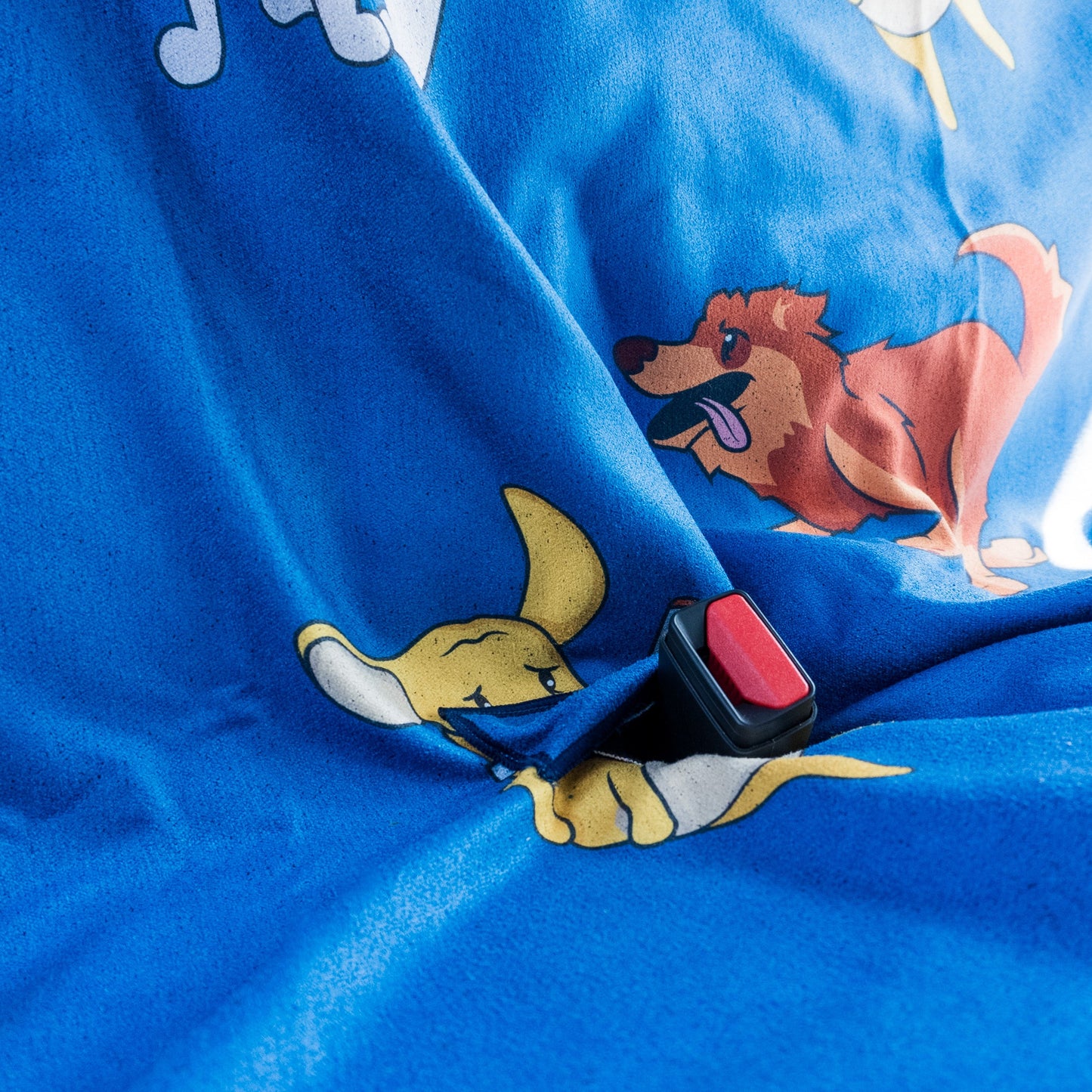 Hair of the Dog Blue Party Size Towel