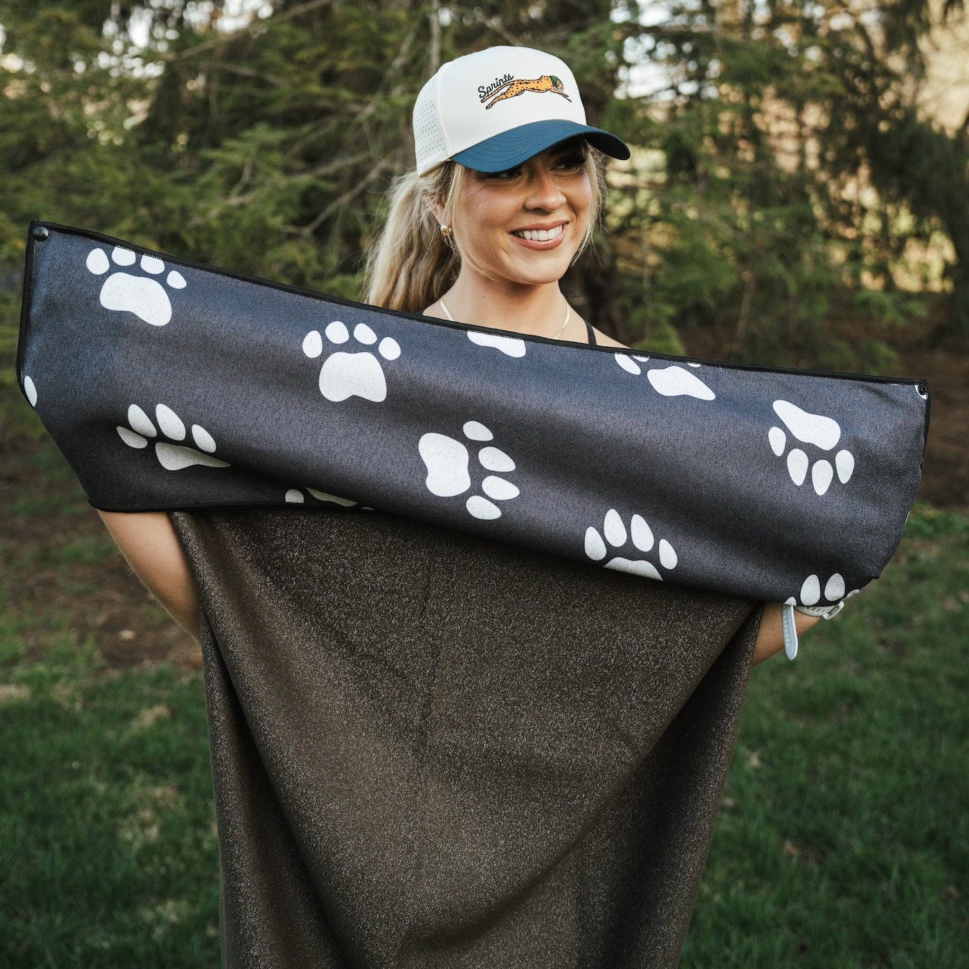 Paw Prints & PR's Car Seat Cover Towel