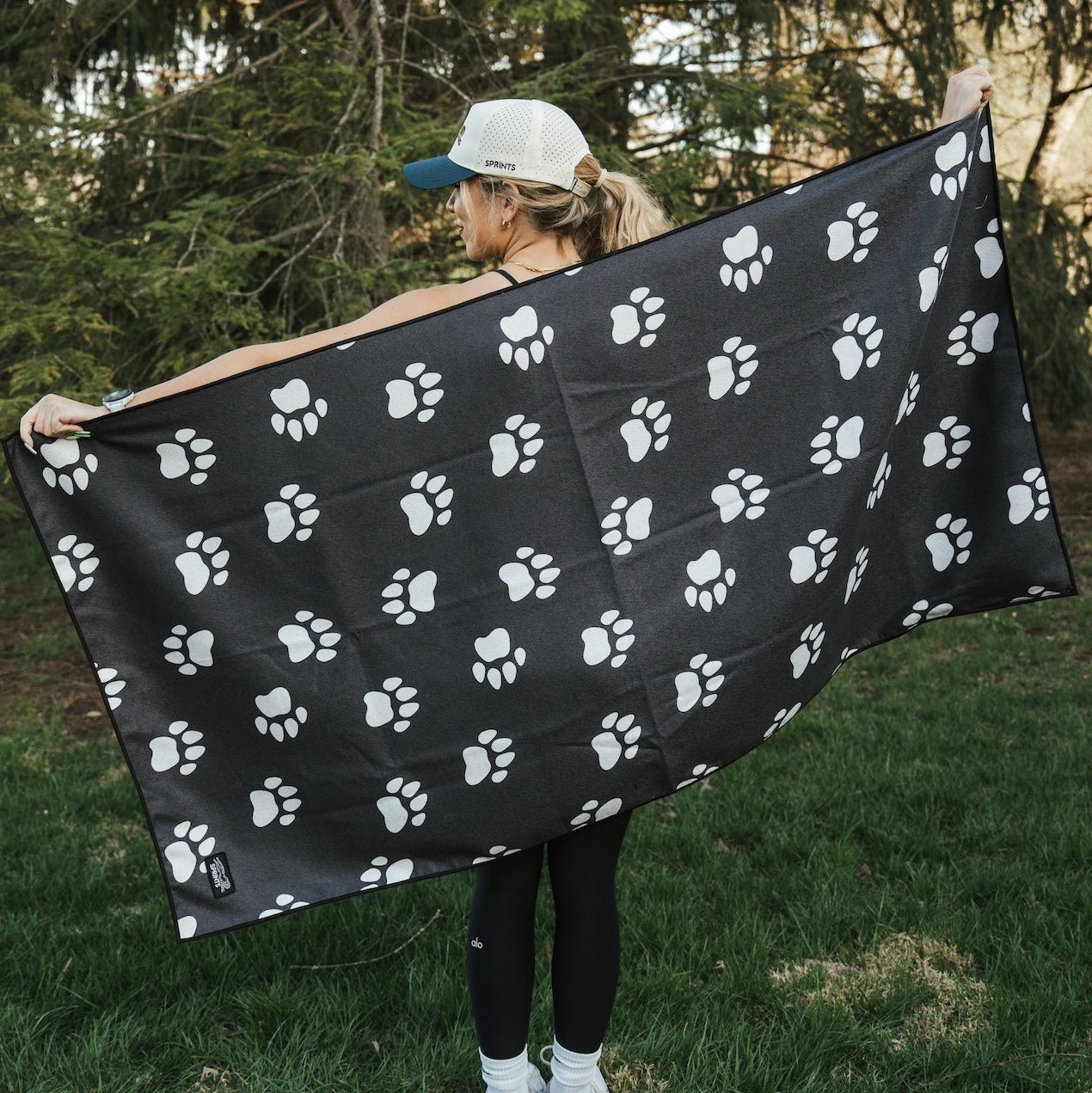 Paw Prints & PR's Car Seat Cover Towel