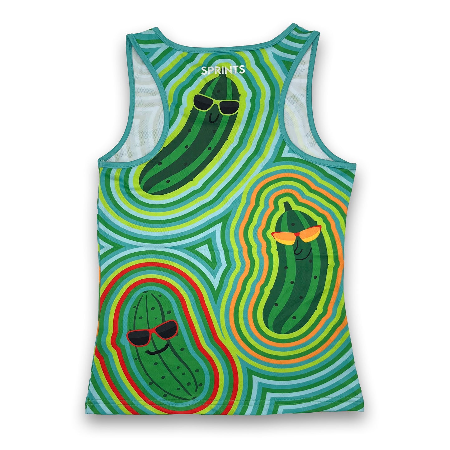 Womens Running Tank - Pickle Power