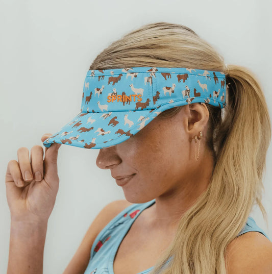 Wooly Cooly Llamas Visor (Unisex)