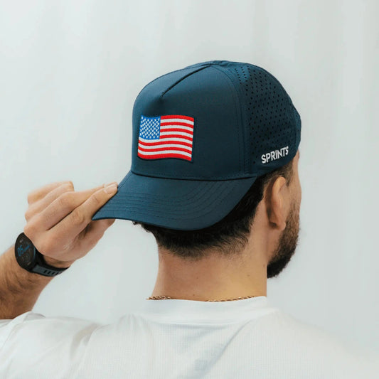 USA Structured VP Hat - Navy (Unisex)