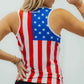 Womens Core Zero Running Tank - USA White