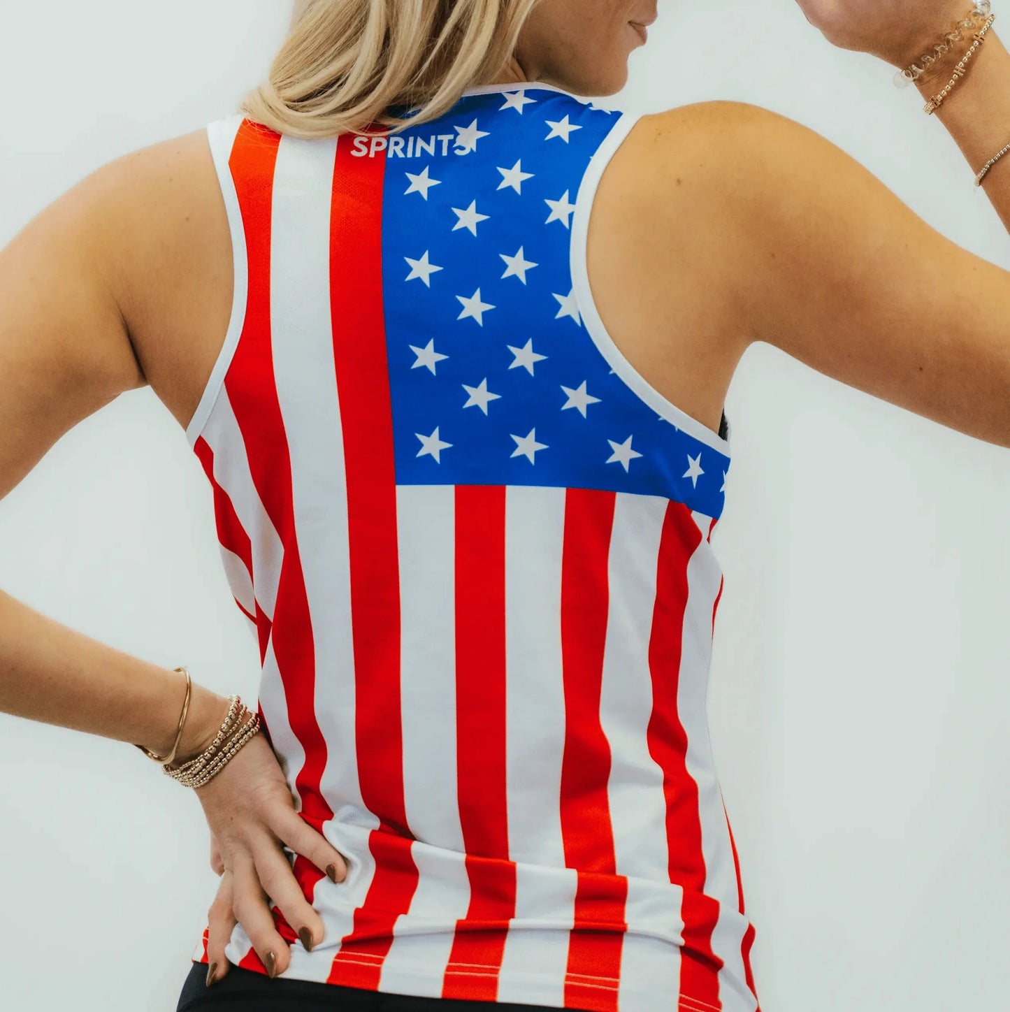 Womens Core Zero Running Tank - USA White