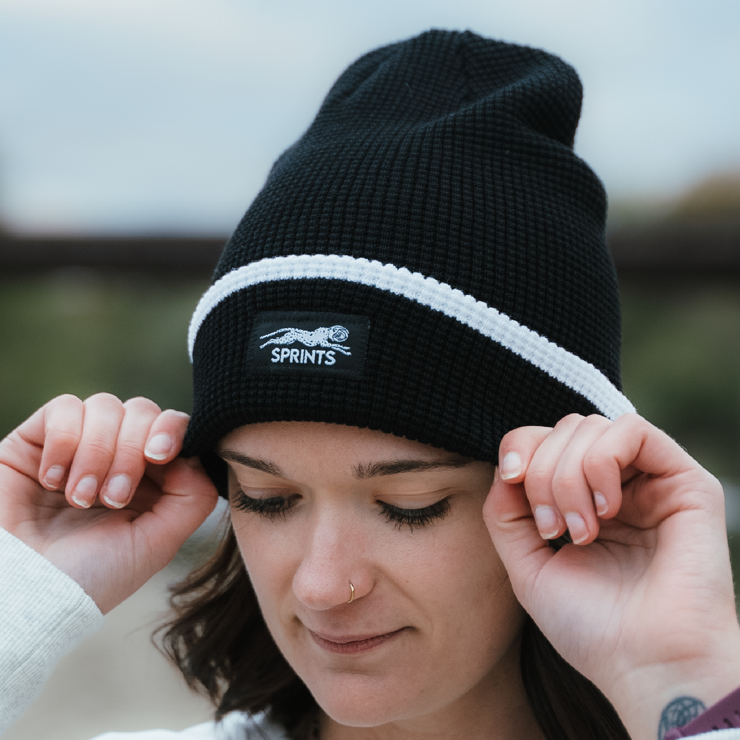 Volcanic Glass Merino Winter Hat (Unisex)