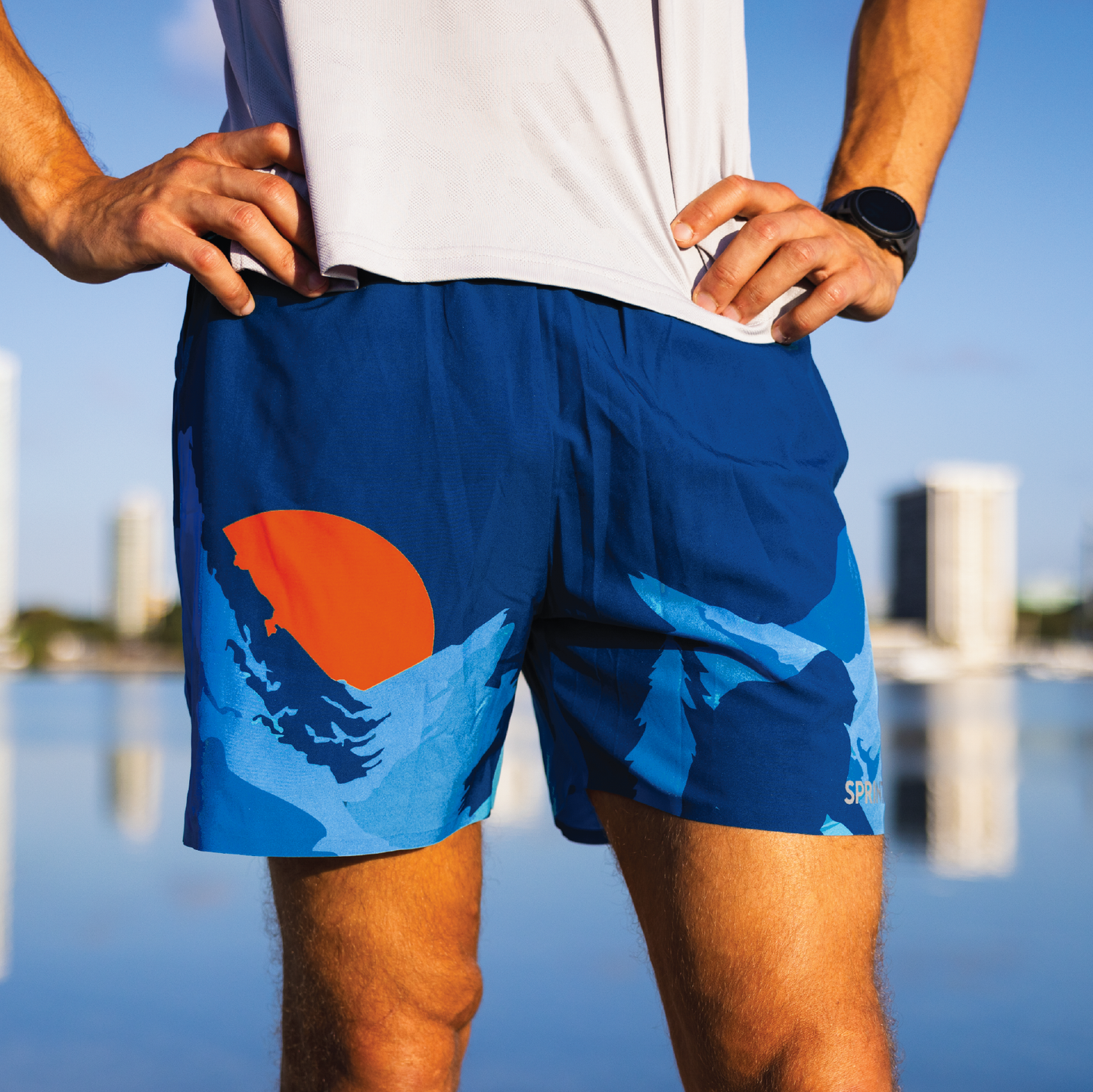 Mens Avigate 5" Fusion Short - Sasquatch