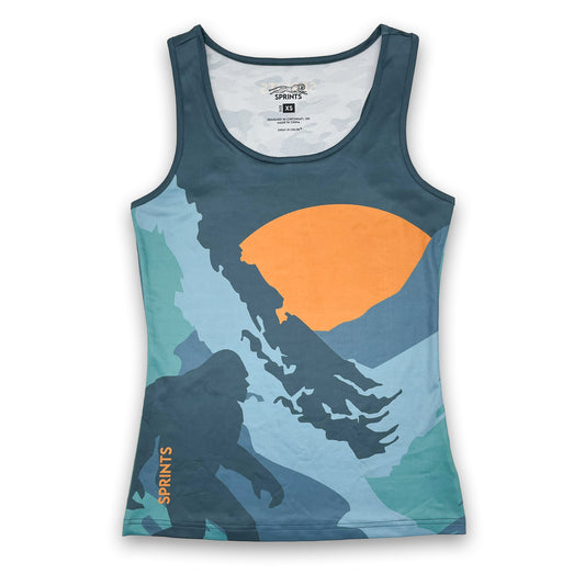 Womens Running Tank - Sasquatch