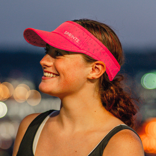 Neon Flash Reflective Pink Visor (Unisex)