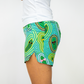 Womens Avigate 4" Mercy Short - Pickle Power