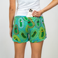 Womens Avigate 4" Mercy Short - Pickle Power