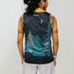 Mens Running Tank - Nightfall Grizzly