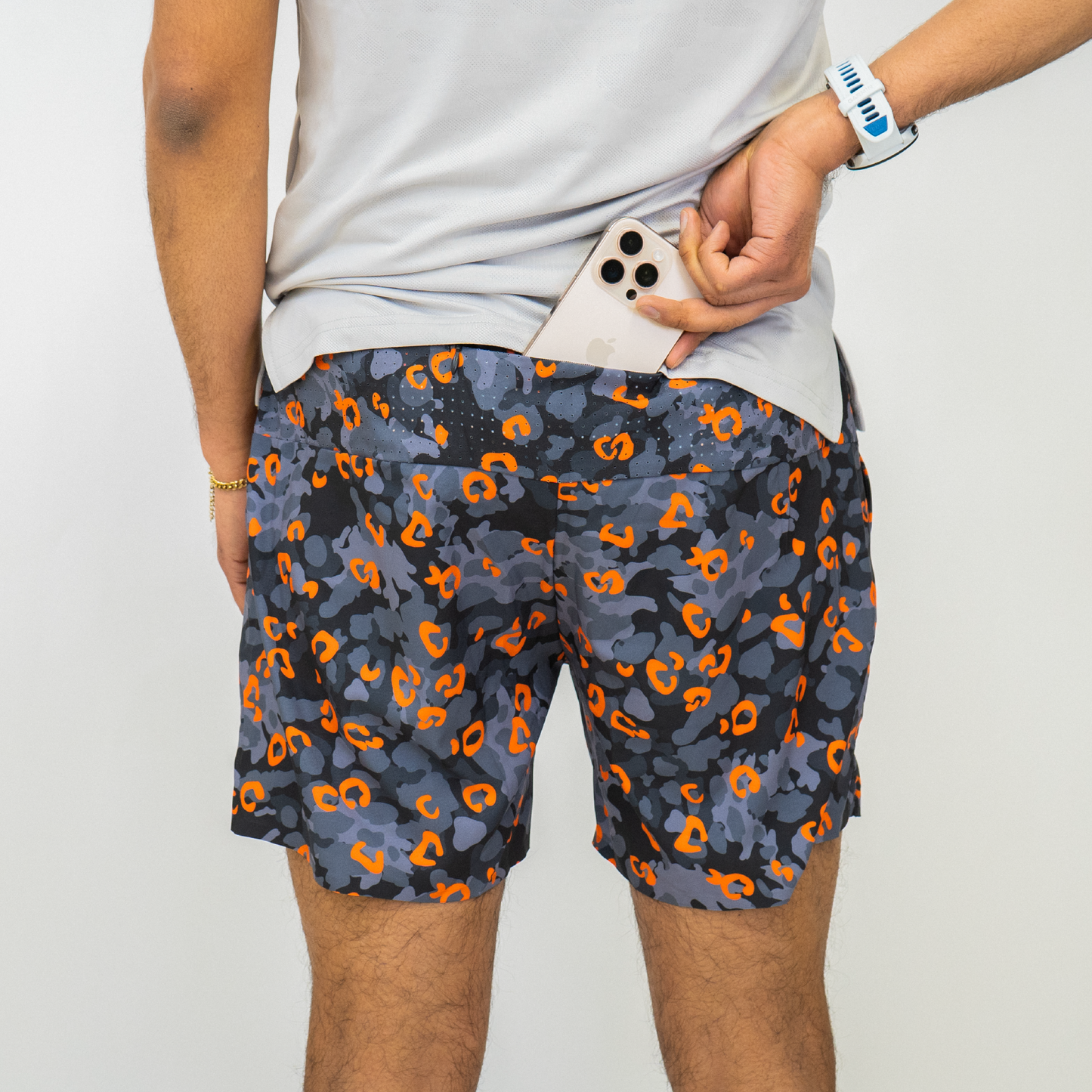 Mens Avigate 5" Fusion Short - Jag Camo Blaze