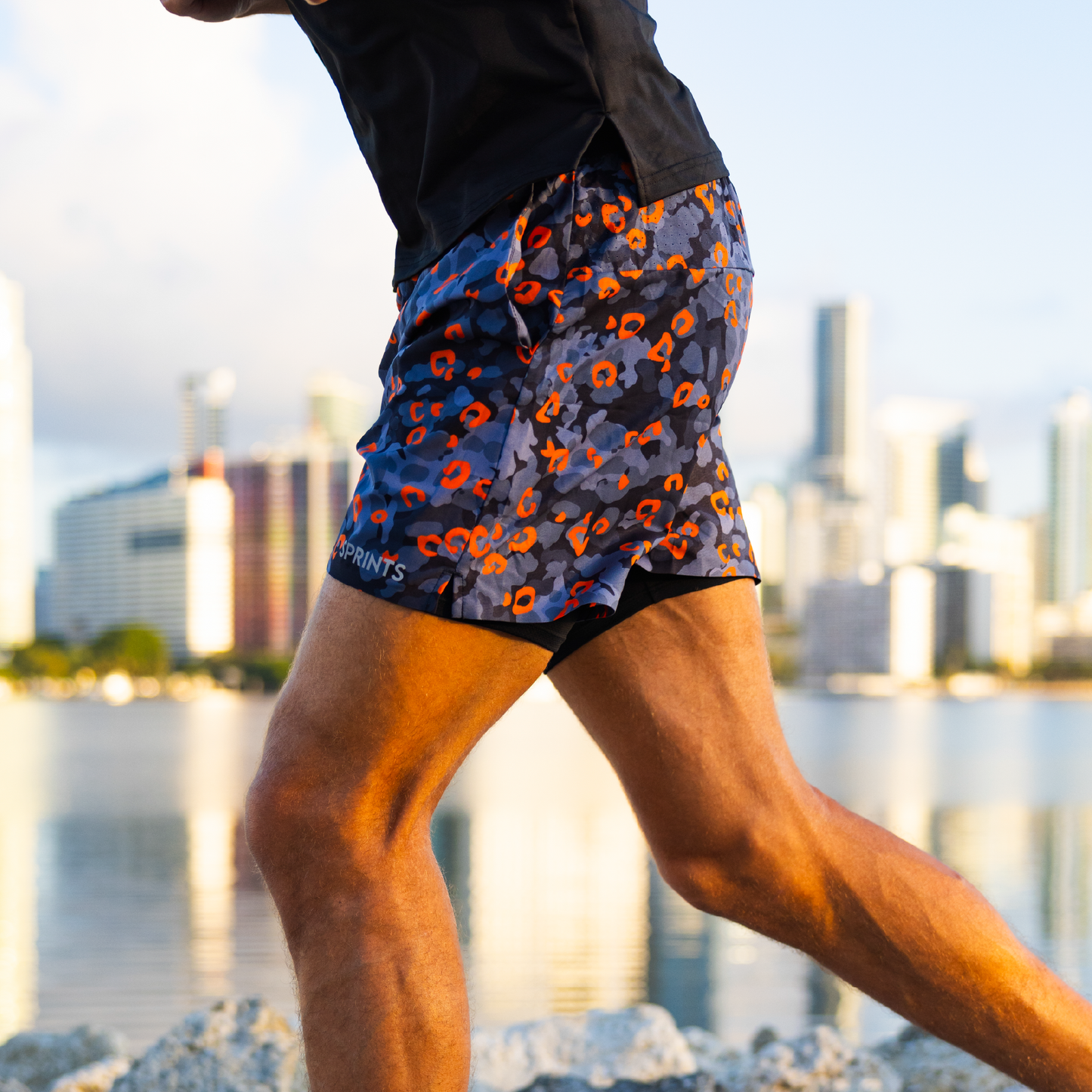 Mens Avigate 5" Fusion Short - Jag Camo Blaze
