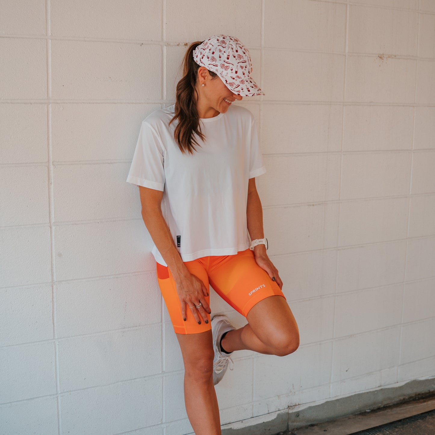 Womens Core Zero Tech Tee - Vault Jag White