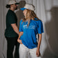 Victory Sprints Luxe Suprima Cotton Tee - Blue (Unisex)