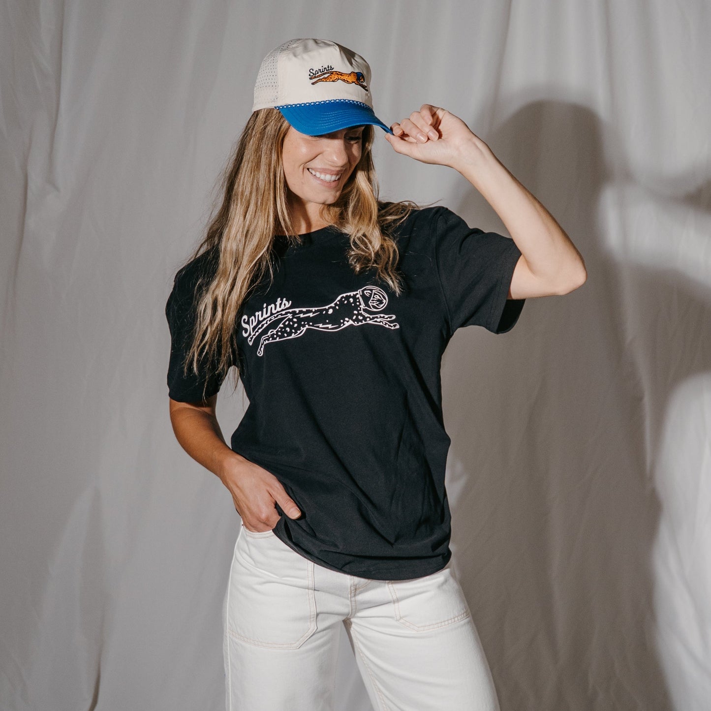 Victory Sprints Luxe Suprima Cotton Tee - Black (Unisex)