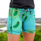 Womens Flexion 5" Compression Short - Pickle Power