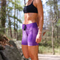 Womens Flexion 5" Compression Short - Lavender Crush