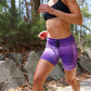 Womens Flexion 5" Compression Short - Lavender Crush