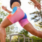 Womens Flexion 5" Compression Short - Skiddle Stratification