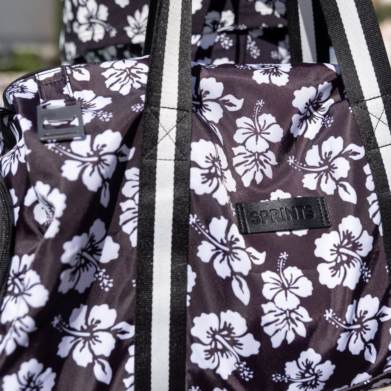 Flex on the Beach Black Duffle Bag