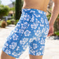 Mens Flexion 8" Half Tights - Flex on the Beach Lagoon