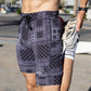 Mens Flexion 8" Half Tights - Paisley Probs
