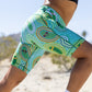 Womens Flexion 8" Compression Short - Pickle Power